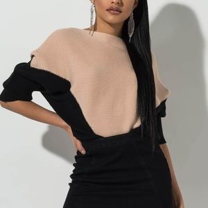 AKIRA Color Block Sweater